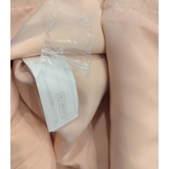 C/Meo Collective Peach Strapless Crepe Dress Size Medium - Picture 5 of 8